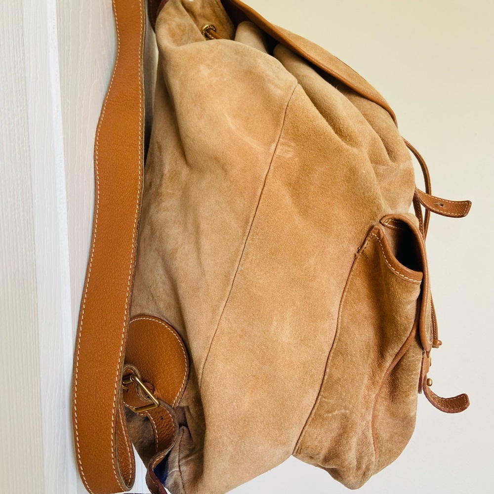 Gucci Suede Leather Caramel Backpack - Picture 3 of 12